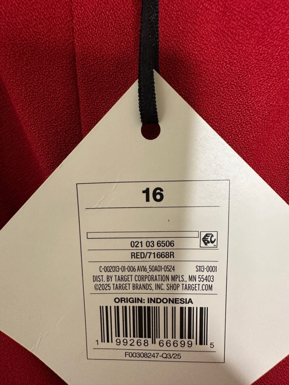 Ava & Viv Red Sleeveless Fit-and-Flare Dress - Picture 4 of 4